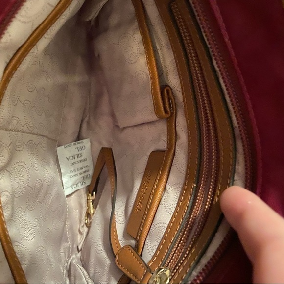 Michael Kors maroon nylon crossbody bag - Picture 6 of 6